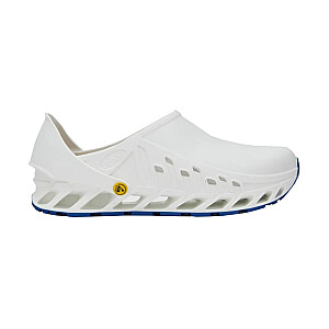 Scholl Evoflex - unisex koka kurpes baltas, izmērs 40