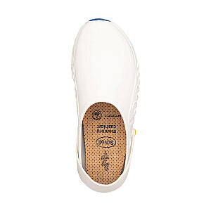 Scholl Evoflex - unisex koka kurpes baltas, izmērs 40