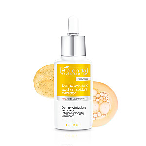 BIELENDA PROFESSIONAL C Shot Glow Peel dermorewitalizujący kwasowo - antyoksydacyjny eksfoliator 10% 30ml