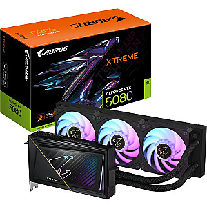 Grafikas karte Gigabyte AORUS GeForce RTX 5080 Xtreme Waterforce 16GB GDDR7 (GV-N5080AORUSX W-16GD)