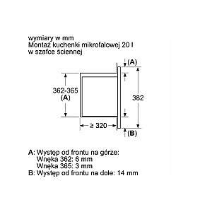 Iebūvēts mikroviļņu krāsns Bosch BEL623MB3