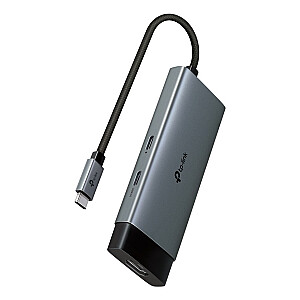 TP-Link UH5020C интерфейсный хаб USB Type-C 5000 Mbit/s Серый