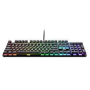 Клавиатура Trust GXT 871 Zora игровая USB QWERTY US English черная