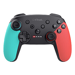 Trust GXT 1246B Muta Melns, Zils, Sarkans Bluetooth spēļu kontrolieris Nintendo Switch, Nintendo Switch Lite