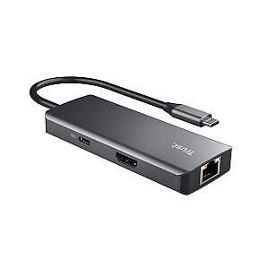 Trust Dalyx USB Type-C 1000 Mbit/s Серебристый