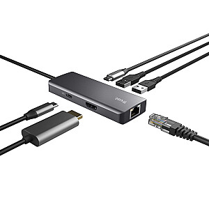 Trust Dalyx USB Type-C 1000 Mbit/s Серебристый