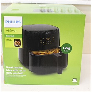 РАСПРОДАЖА. | Philips Air Fryer XL | HD9270/90 Essential | Мощность 2000 Вт | Вместимость 6.2 л | Черный | УПАКОВКА С ПОВРЕЖДЕНИЯМИ