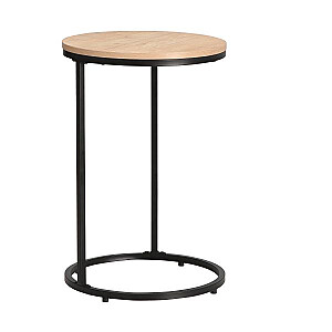 Side table HEDVIG D40xH60cm, ash/black