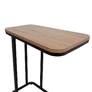 Side table HEDVIG 50x32xH60cm, ash/black