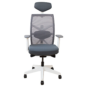 Task chair TUNE hall valge raamiga