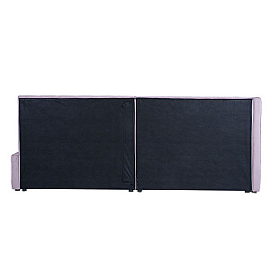 Gulta JASPER 90x200cm ar matraci HARMONY DUO, violetī rozā