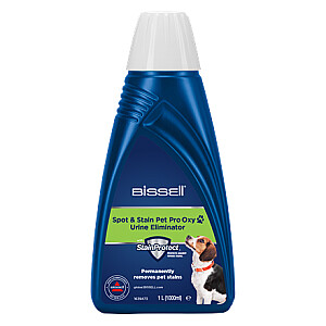 Bissell Spot and Stain Pet Pro Oxy paklāju tīrīšanas šķīdums, 1L