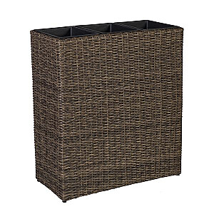 Шкаф Puíu WICKER 77x27xH80см, tumði бронза