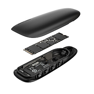 ASUS COBBLE Black SSD Enclosure USB 3.2 GEN 2x1 Type C