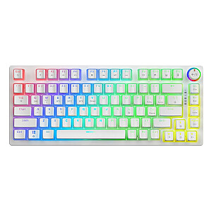 Беспроводная механическая клавиатура PHENIX WHITE Gateron Red Pro, Pudding