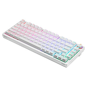 Bezvadu mehāniskā tastatūra PHENIX WHITE Gateron Red Pro, ABS