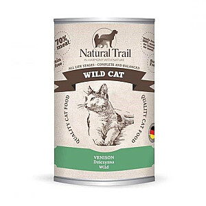 NATURAL TRAIL Wild Cat Venison - влажный корм для кошек - 400г