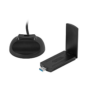 Bezvadu tīkla karte WIFI NC-3000-WI USB 3.0 AX3000 TRI-BAND 2 iekšējās antenas