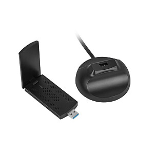 Bezvadu tīkla karte WIFI NC-3000-WI USB 3.0 AX3000 TRI-BAND 2 iekšējās antenas