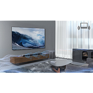 Звуковая панель TCL S S55H класса 2.1 с Dolby Atmos, беспроводным сабвуфером и Bluetooth стримингом музыки