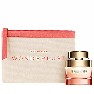 MICHAEL KORS SET Wonderlust EDP smidzinātājs 50ml + KOSMĒTIKAS MAISS