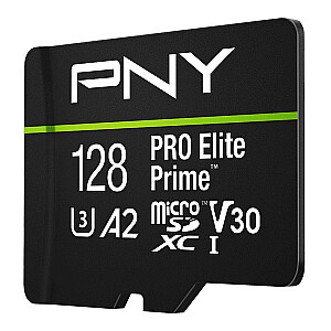Elite Prime microSDXC atmiņas karte 128GB + SD adapteris + USB-A lasītājs