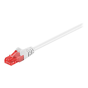 Pārejas kabelis | 68639 CAT 6 U/UTP | PVC AWG 24/7 | Kabeļa garums: 15 m | Balts