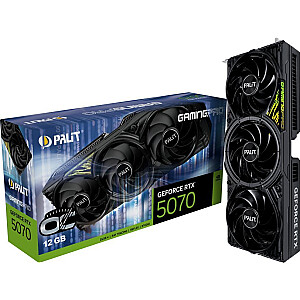 Видеокарта Palit GeForce RTX 5070 GamingPro OC 12GB GDDR7 DLSS4 (NE75070T19K9-GB2050A)