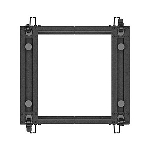 Открытая стойка 19'' 9U 600x600-1100 регулируемая черная