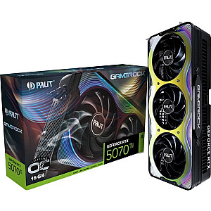 Grafikas karte Palit GeForce RTX 5070 Ti GameRock OC 16GB GDDR7 DLSS4 (NE7507TH19T2-GB2030G)