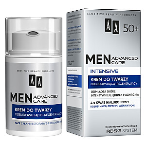 AA Men Advanced Care Intensive 50+ крем для лица восстанавливающий и регенерирующий 50ml