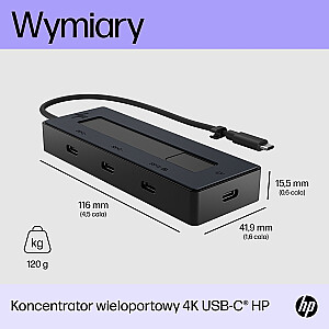 HP 4K USB-C Multiport Hub