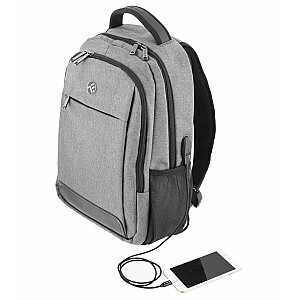 Рюкзак для ноутбука Tellur 15.6 Companion, порт USB, серый