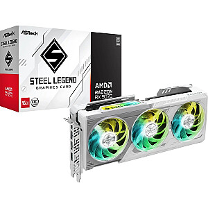 Видеокарта ASRock Radeon RX 9070 Steel Legend 16GB GDDR6 (RX9070 SL 16GO)