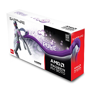 Видеокарта SAPPHIRE PURE RX 9070 GAMING OC 16GB