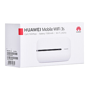 Huawei Mobile WiFi 3s bezvadu maršrutētājs vienas joslas (2.4 GHz) 4G balts