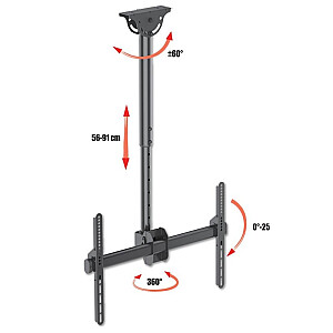 Grīdas stiprinājums 37-70 collas 50kg regulēšana