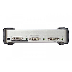 2-port DVI/Audio dalītājs