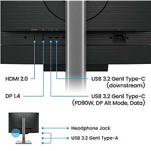 Монитор 24 дюйма RD240Q WQXGA 5мс/IPS/1200:1/HDMI/DP 