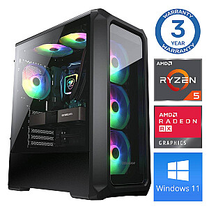 INTOP Ryzen 5 5500 32GB 1TB SSD M.2 NVME RX580 8GB WIN11