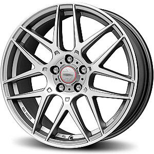 Momo Competizione Titan-Silver Polished 7,5x17 5x100 ET40 CB72,3 60° 630 kg WCOT75740500E Momo