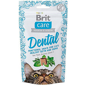 BRIT Care Cat Snack Dental - kaķu našķis - 50 g