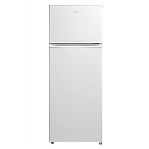 Midea ledusskapis | MDRT294FGE01 | Energoefektivitātes klase E | Brīvi stāvošs | Divdurvju | Augstums 143 cm | Ledusskapja tīrā ietilpība 163 L | Saldētavas tīrā ietilpība 41 L | 40 dB | Balts