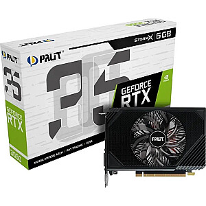 Grafikas karte Palit GeForce RTX 3050 StormX 6GB GDDR6 (NE63050018JE-1070F)