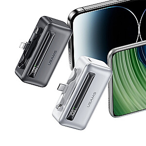 Пауэрбанк 4500mAh 20W USB-C/Lightning Быстрая зарядка серый