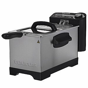 Taurus Professional 3 Plus Single 3 L Patērētājs 2100 W Ceptuves nerūsējošā tērauda