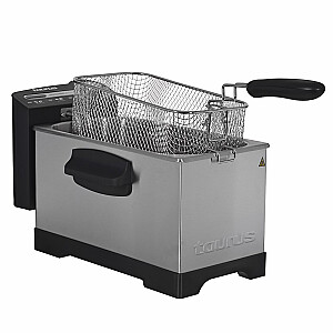 Taurus Professional 3 Plus Single 3 L Patērētājs 2100 W Ceptuves nerūsējošā tērauda