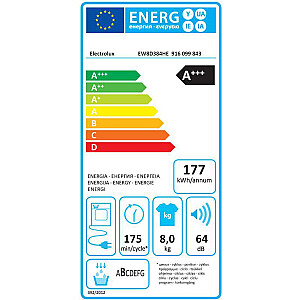 Veļas žāvētājs Electrolux EW8D384HE