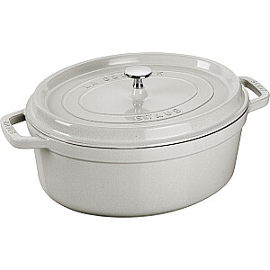 STAUB LA COCOTTE Чугунная кастрюля овальная 3.2 л, трюфель