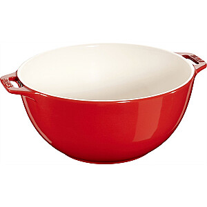 Чаша Staub с двумя ручками - 25 см, красная